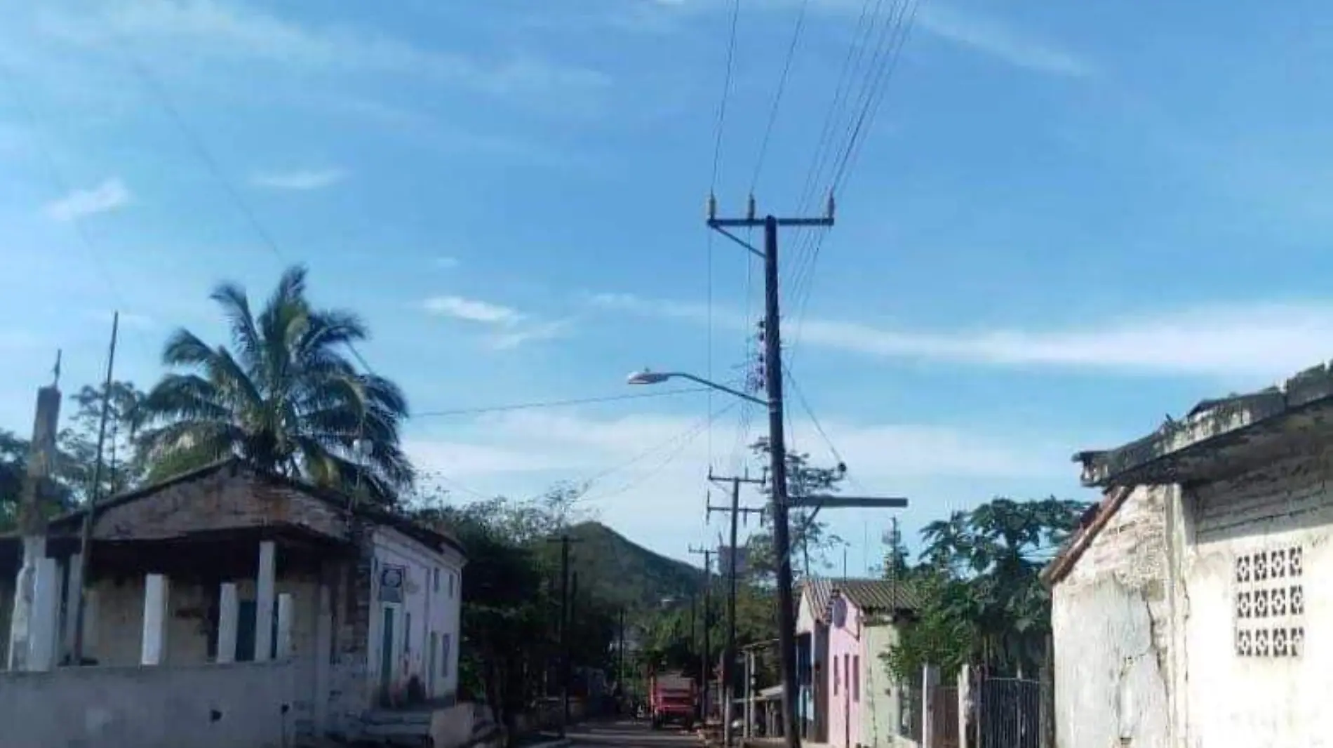 sin luz en el rosario